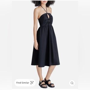 Steve Madden black halter dress